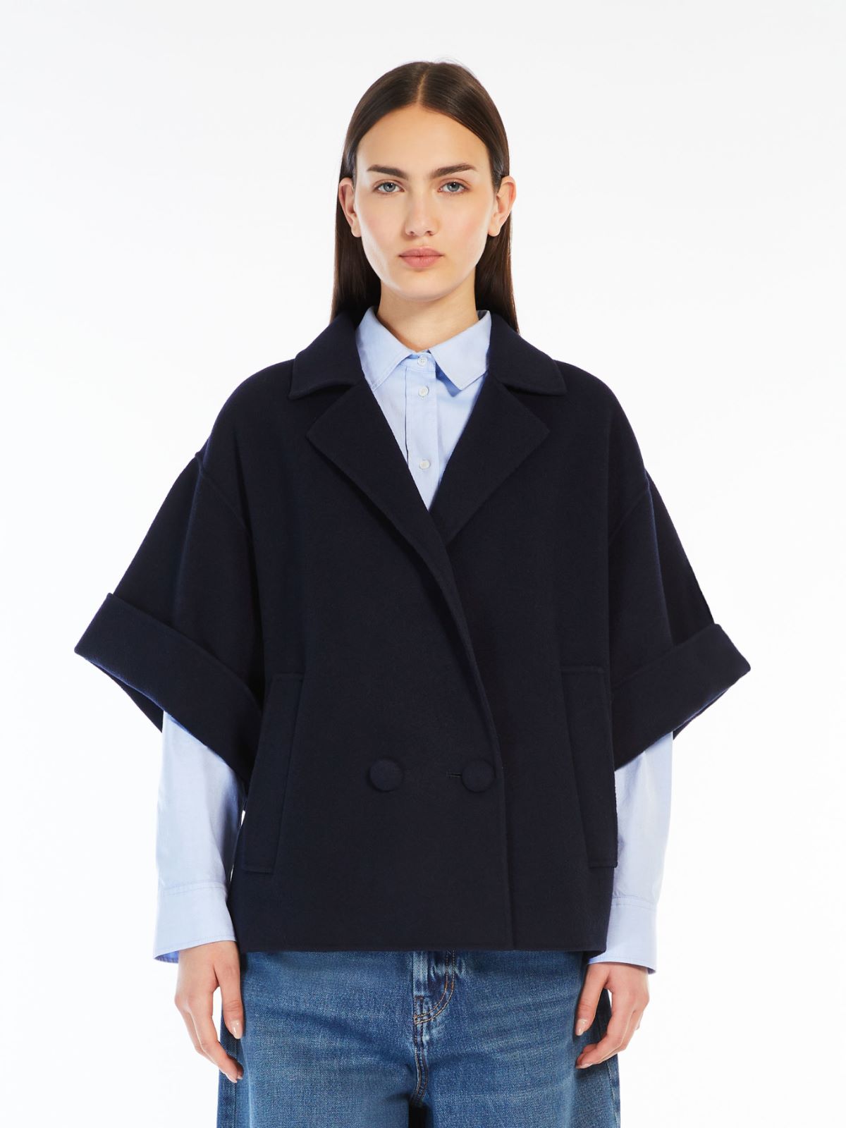 Short wool coat