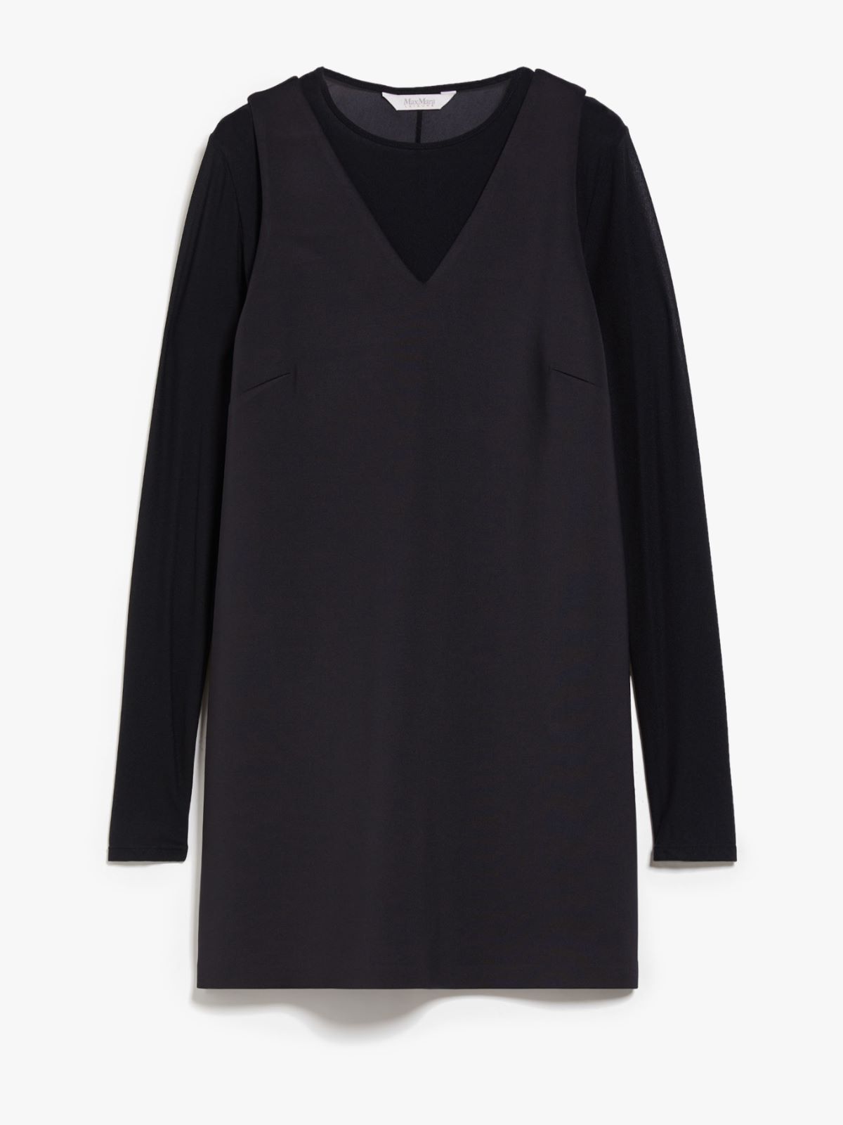 Short scuba fabric dress