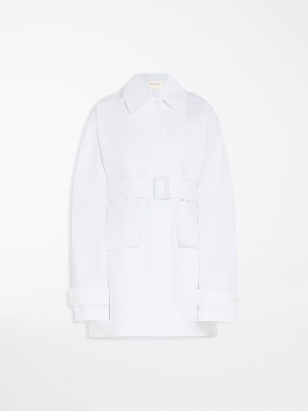 Water-resistant cotton safari jacket