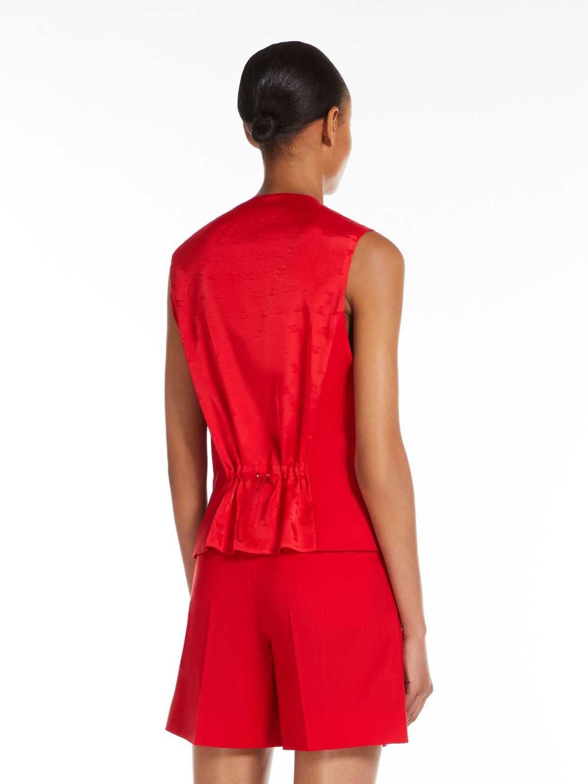 Wool canvas waistcoat