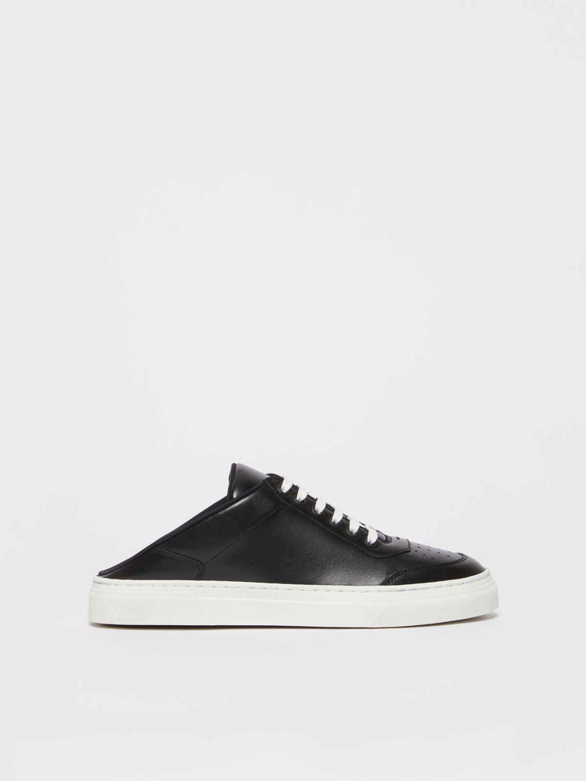 Leather mule sneakers