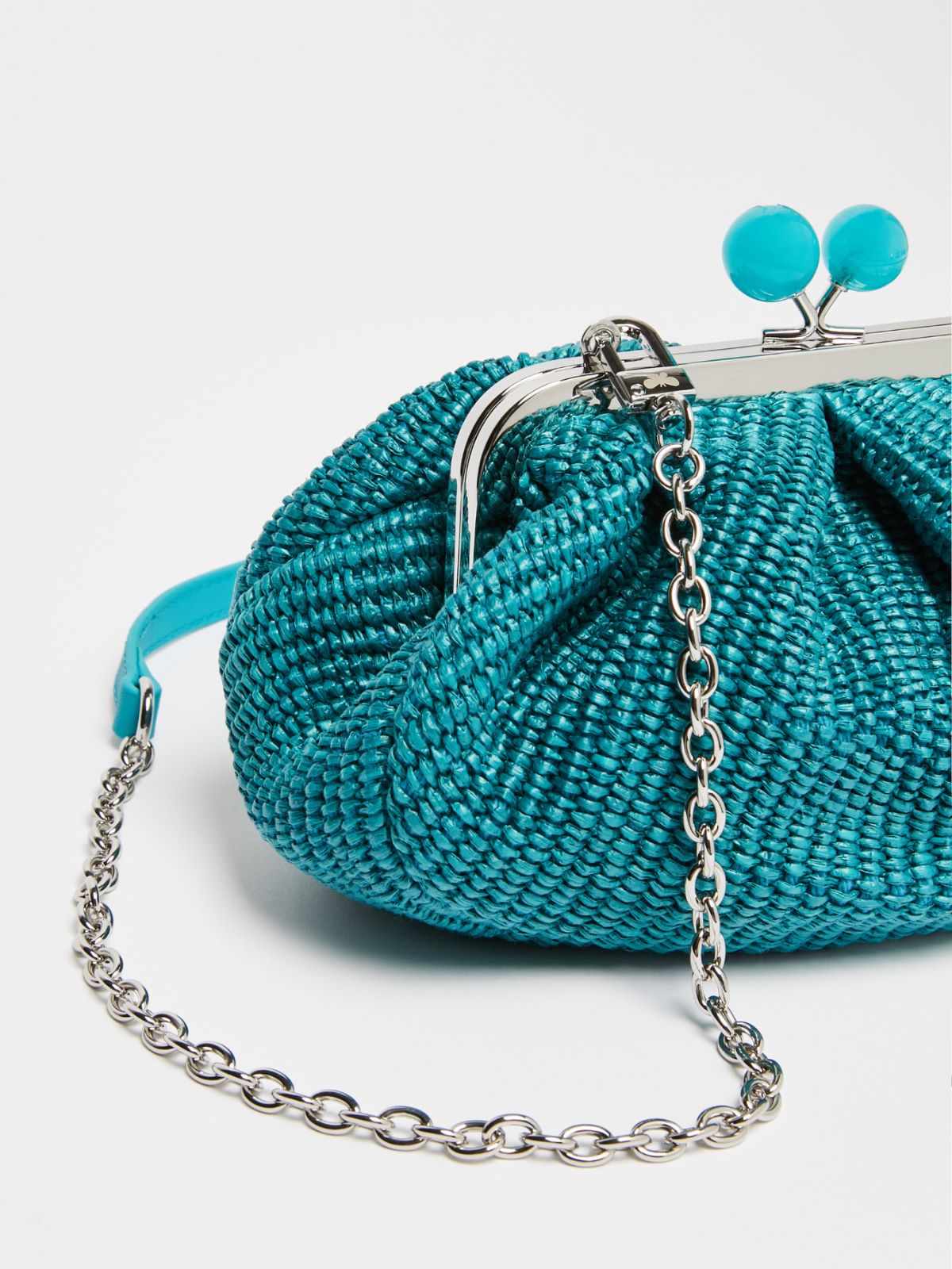 Small raffia-look Pasticcino Bag