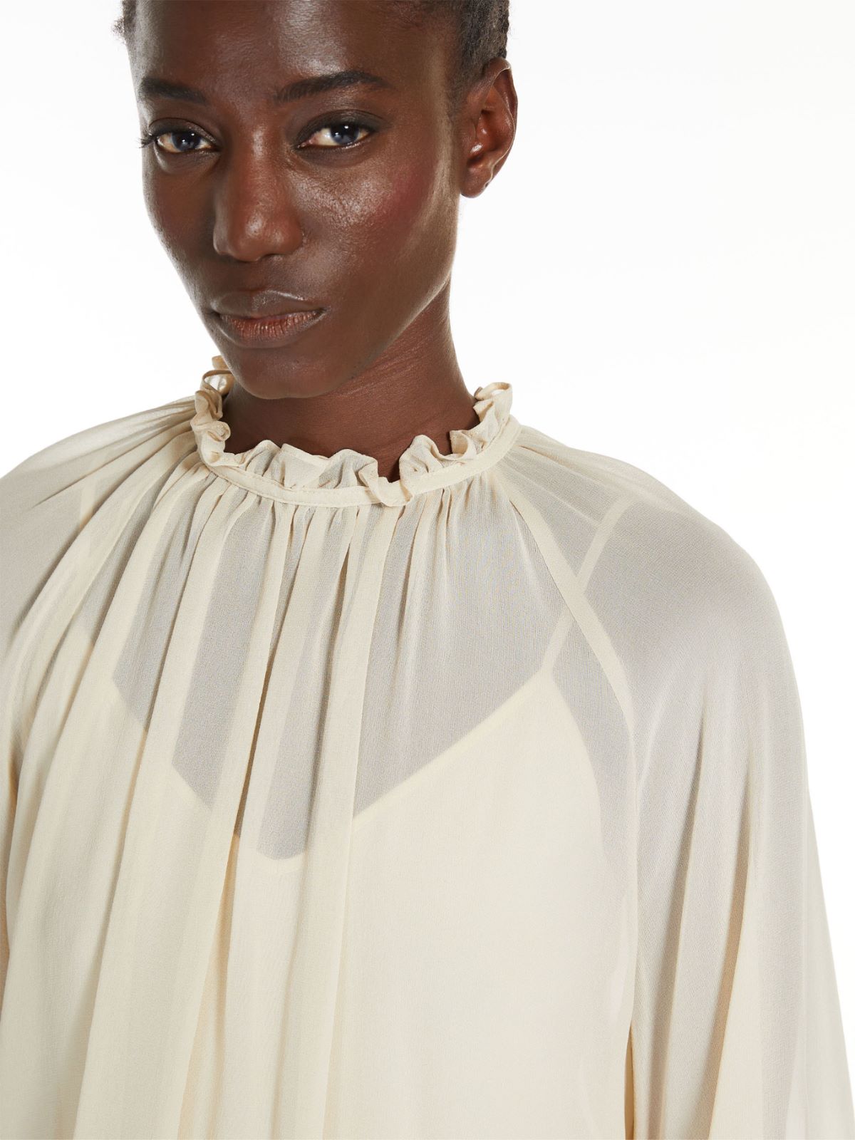 Silk georgette blouse