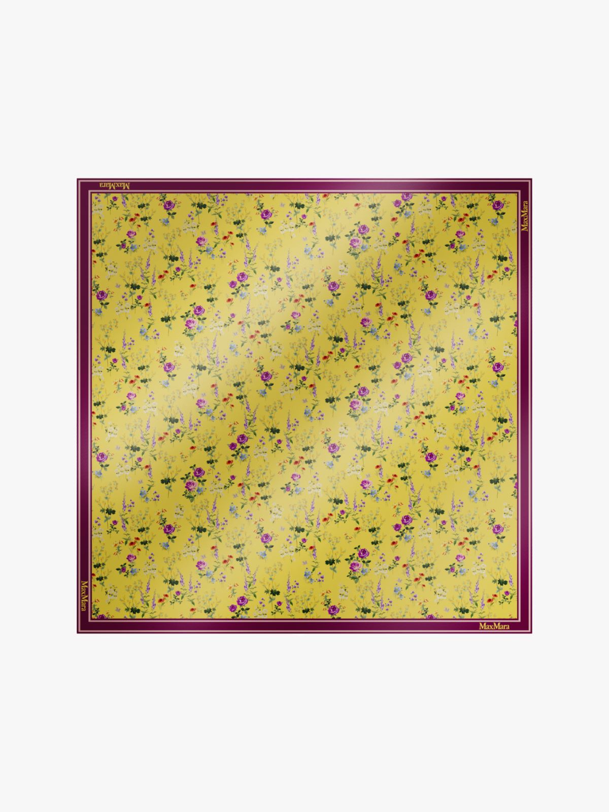 Printed silk foulard