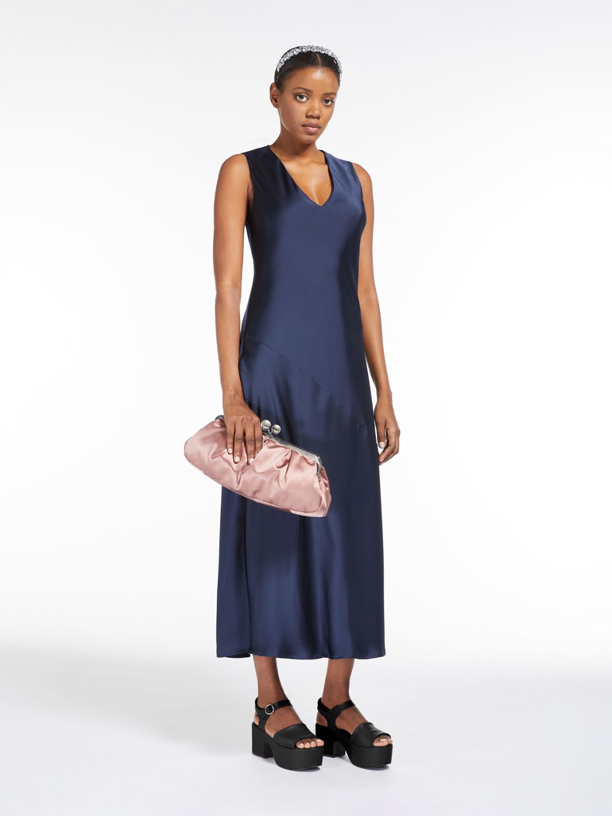 Large satin Pasticcino Bag