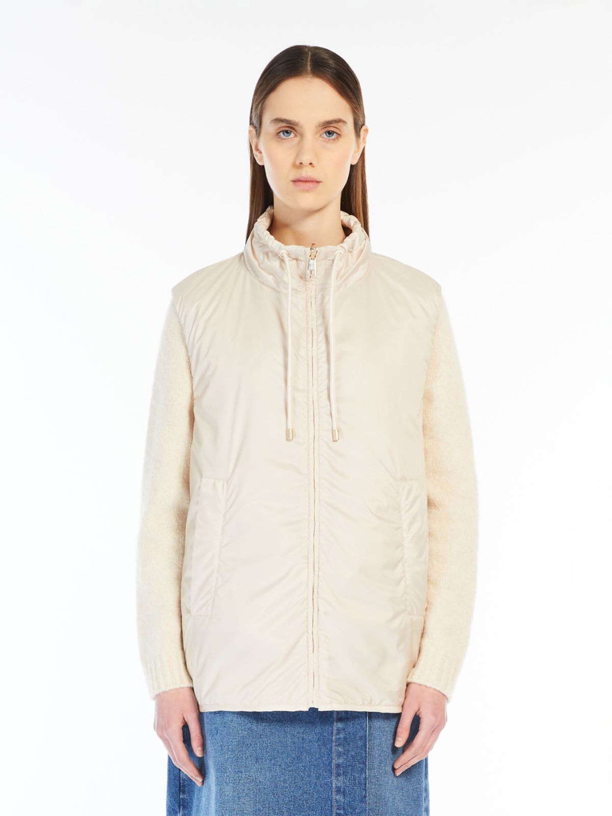 Reversible water-repellent canvas gilet