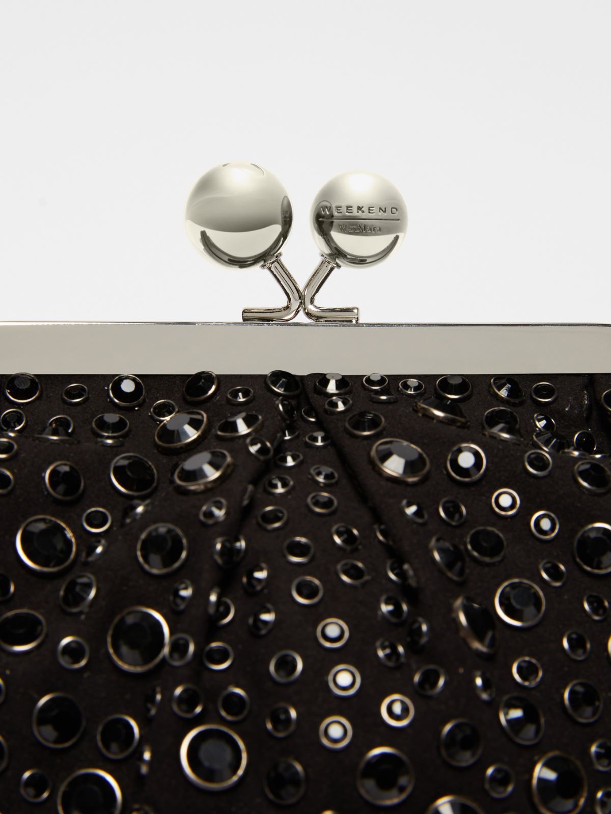 Small crystal leather Pasticcino Bag