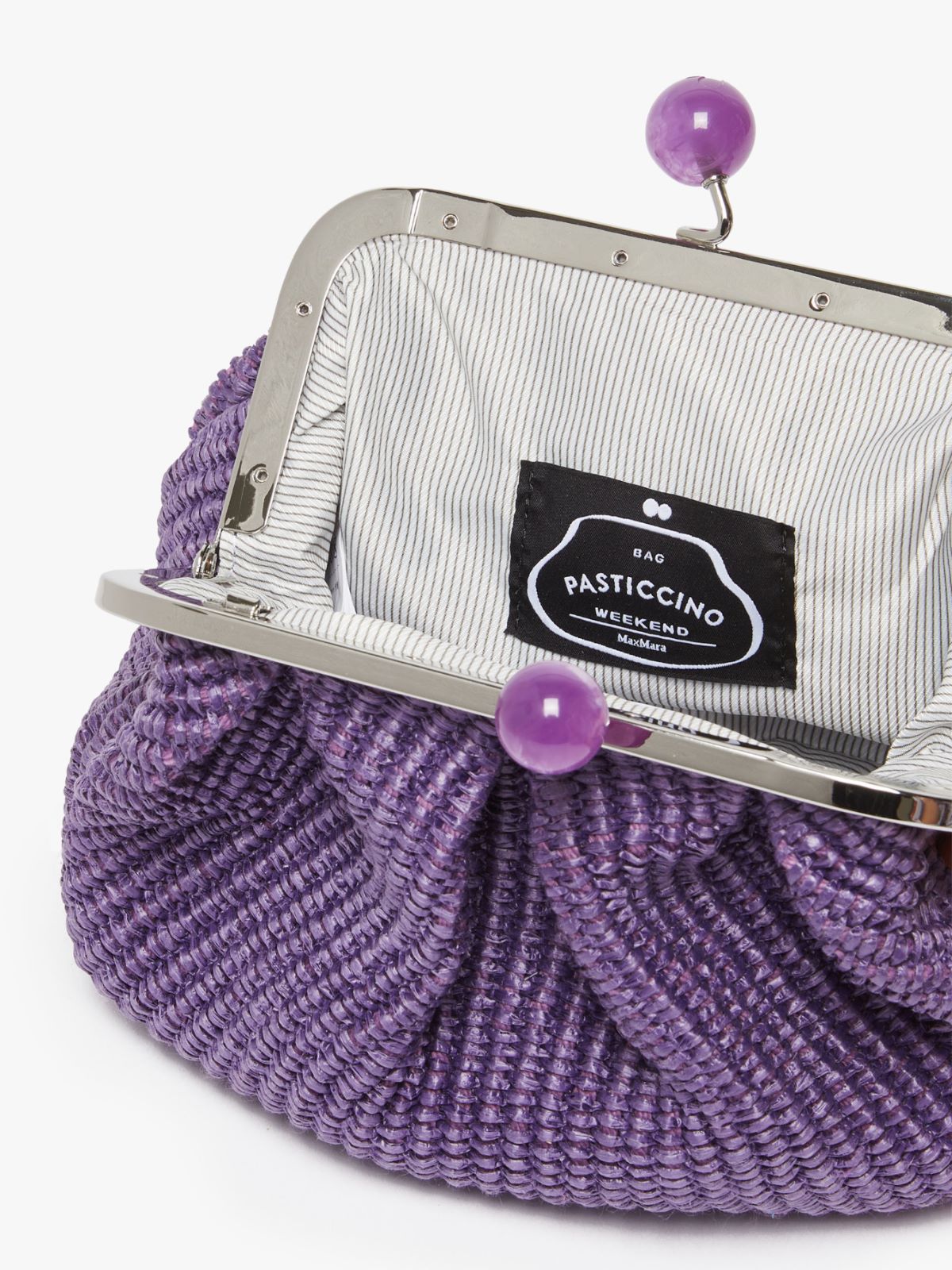 Small raffia-look Pasticcino Bag