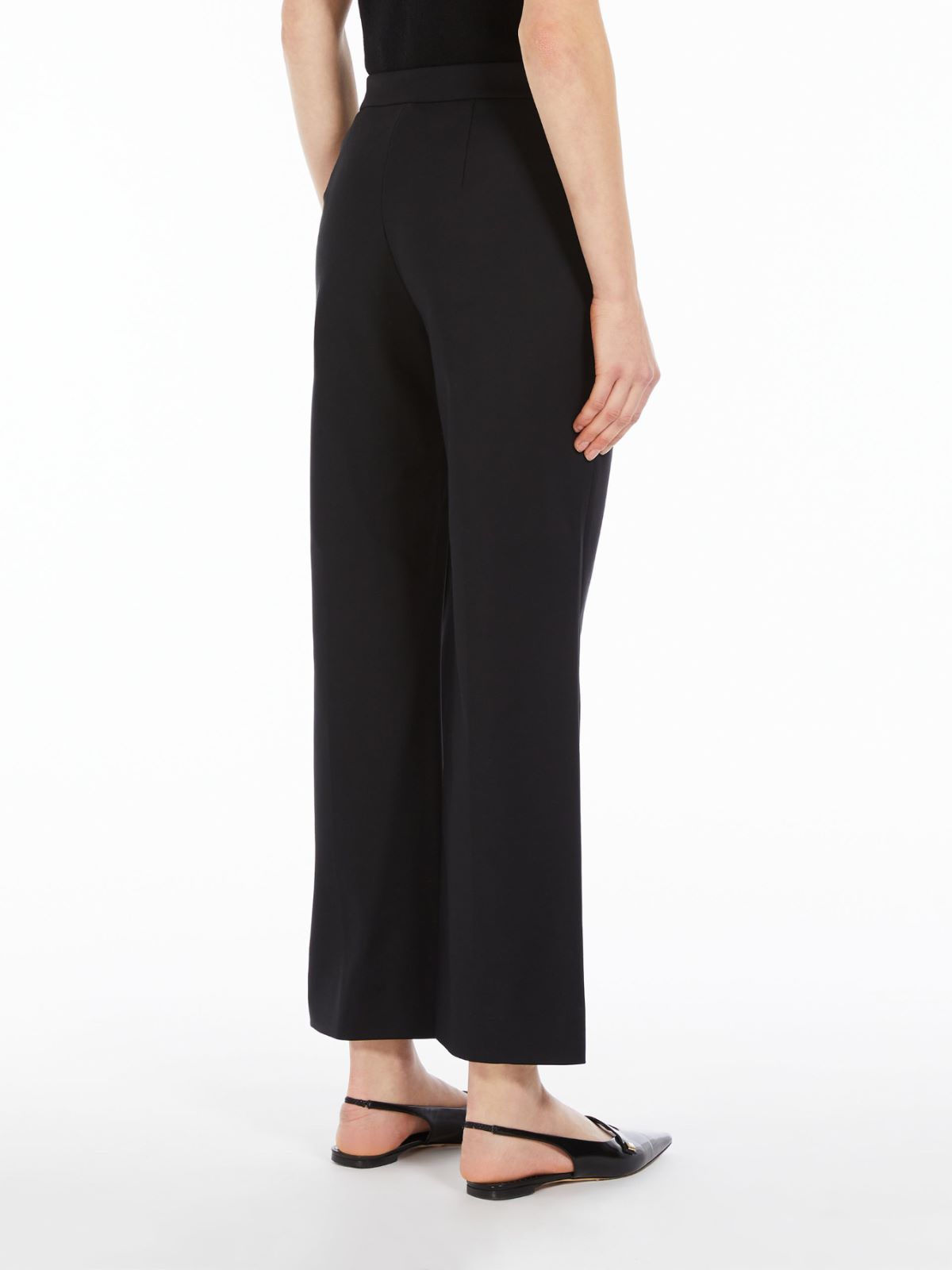 Stretch cotton trousers