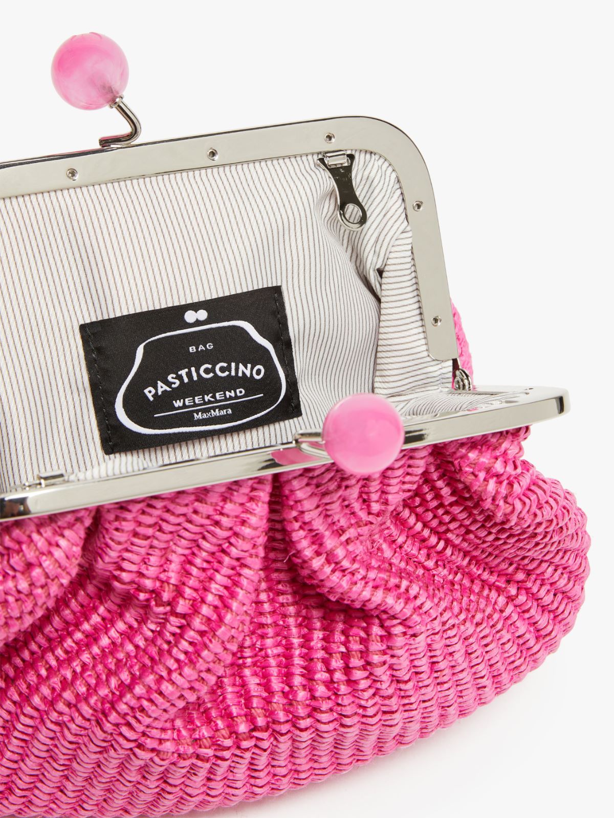 Small raffia-look Pasticcino Bag