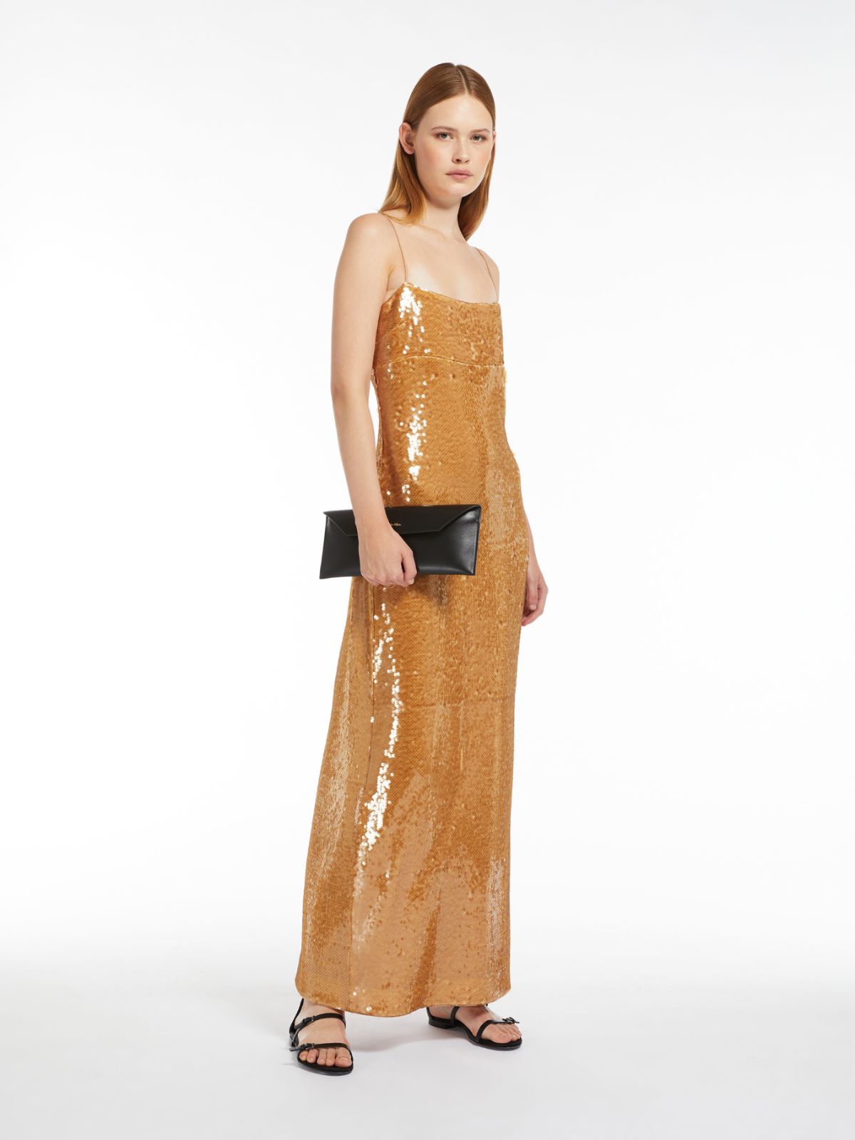 Sequinned sheath dress