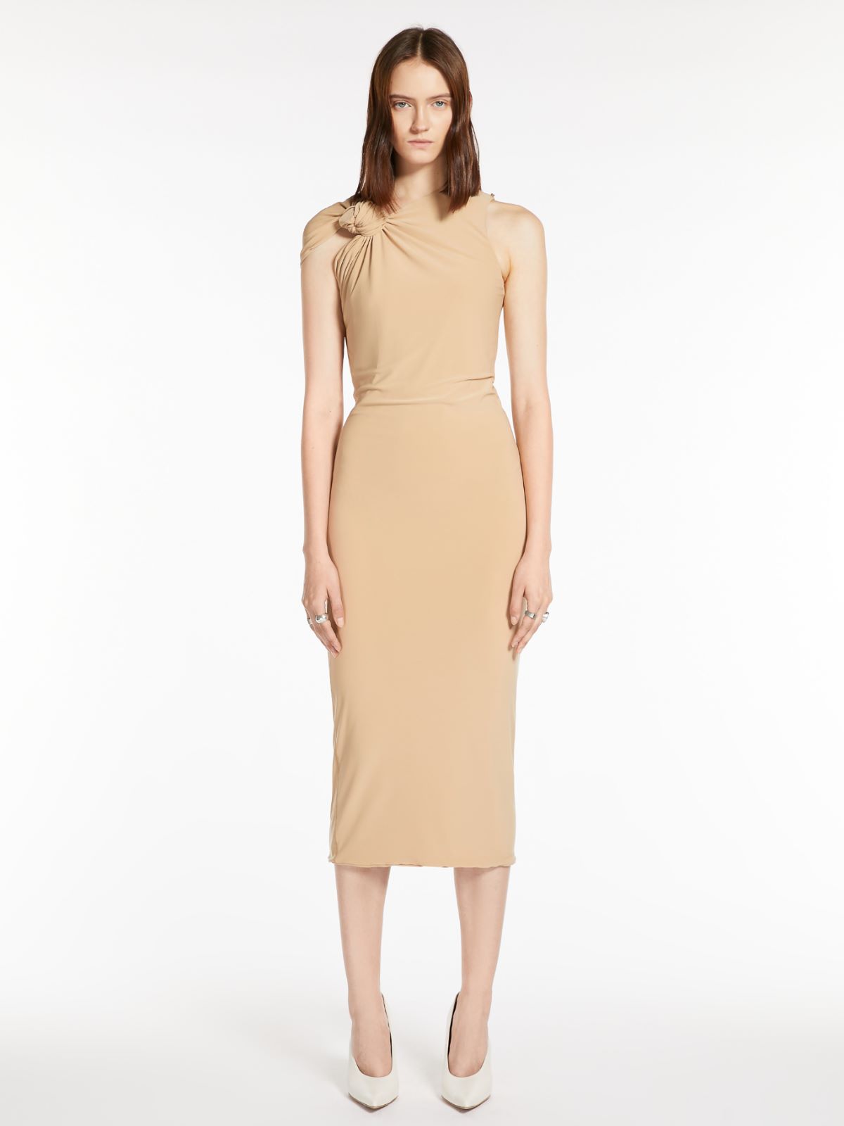 Slim-fit jersey dress
