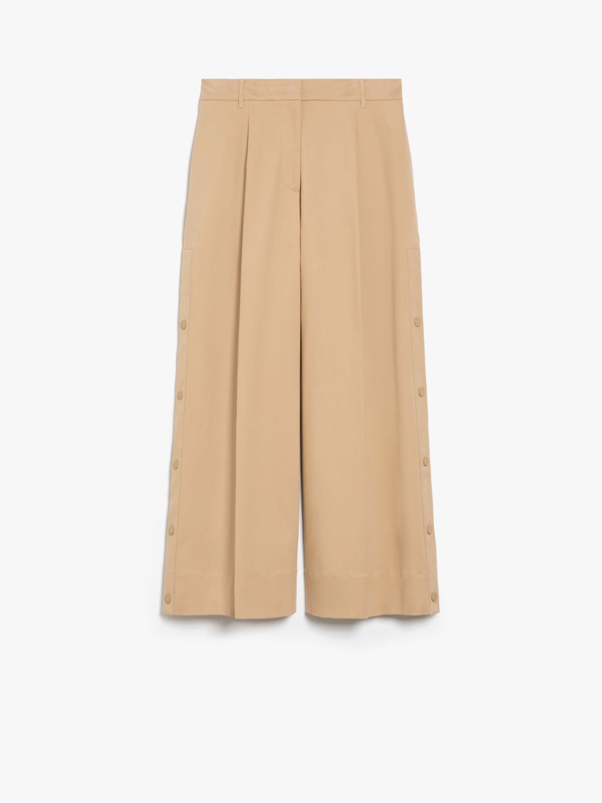 Cotton gabardine trousers
