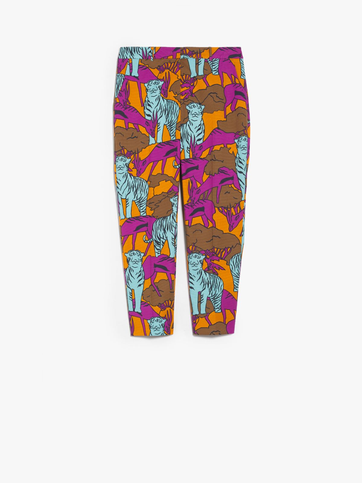 Cotton faille trousers