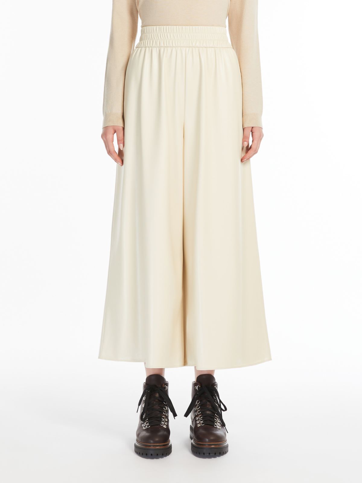 Coated fabric trousers