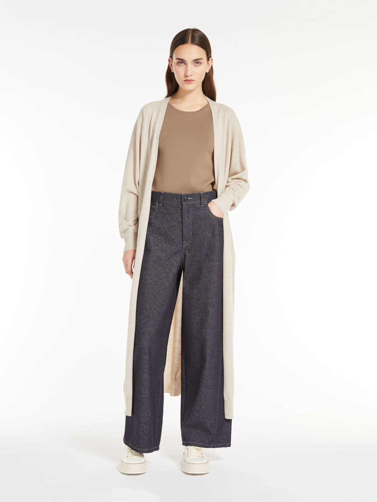 Denim workwear trousers