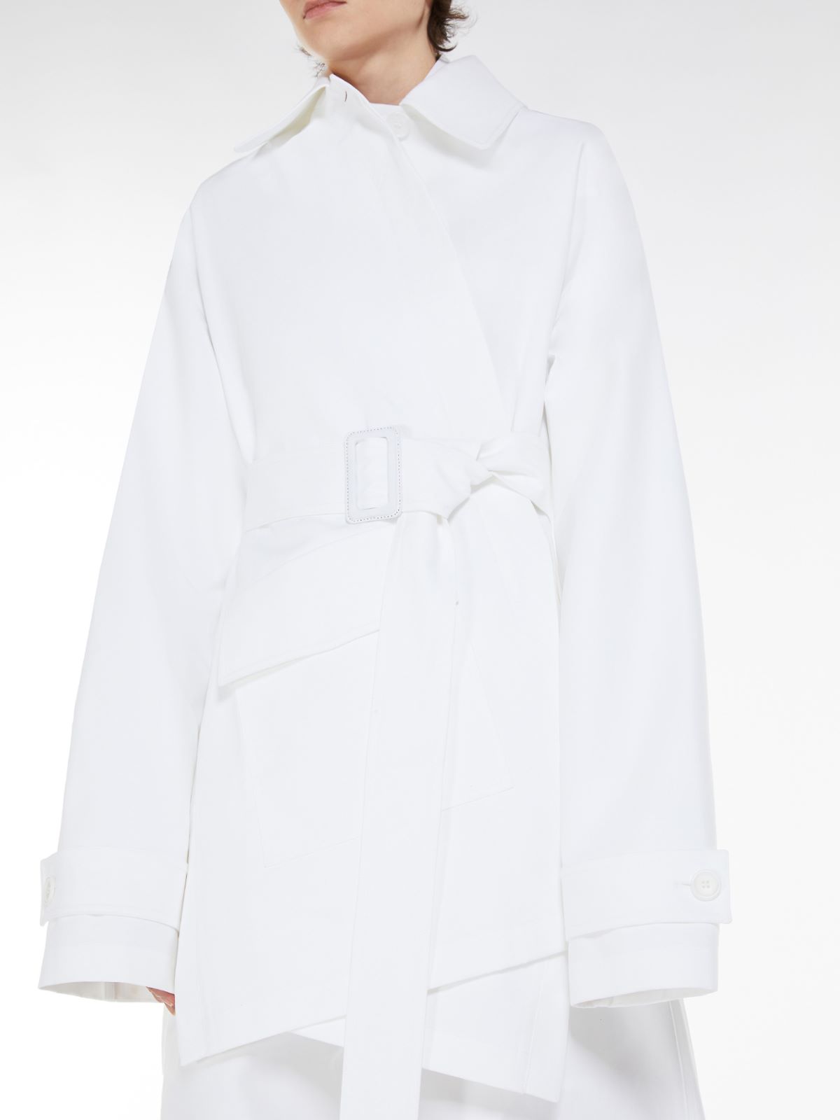 Water-resistant cotton safari jacket