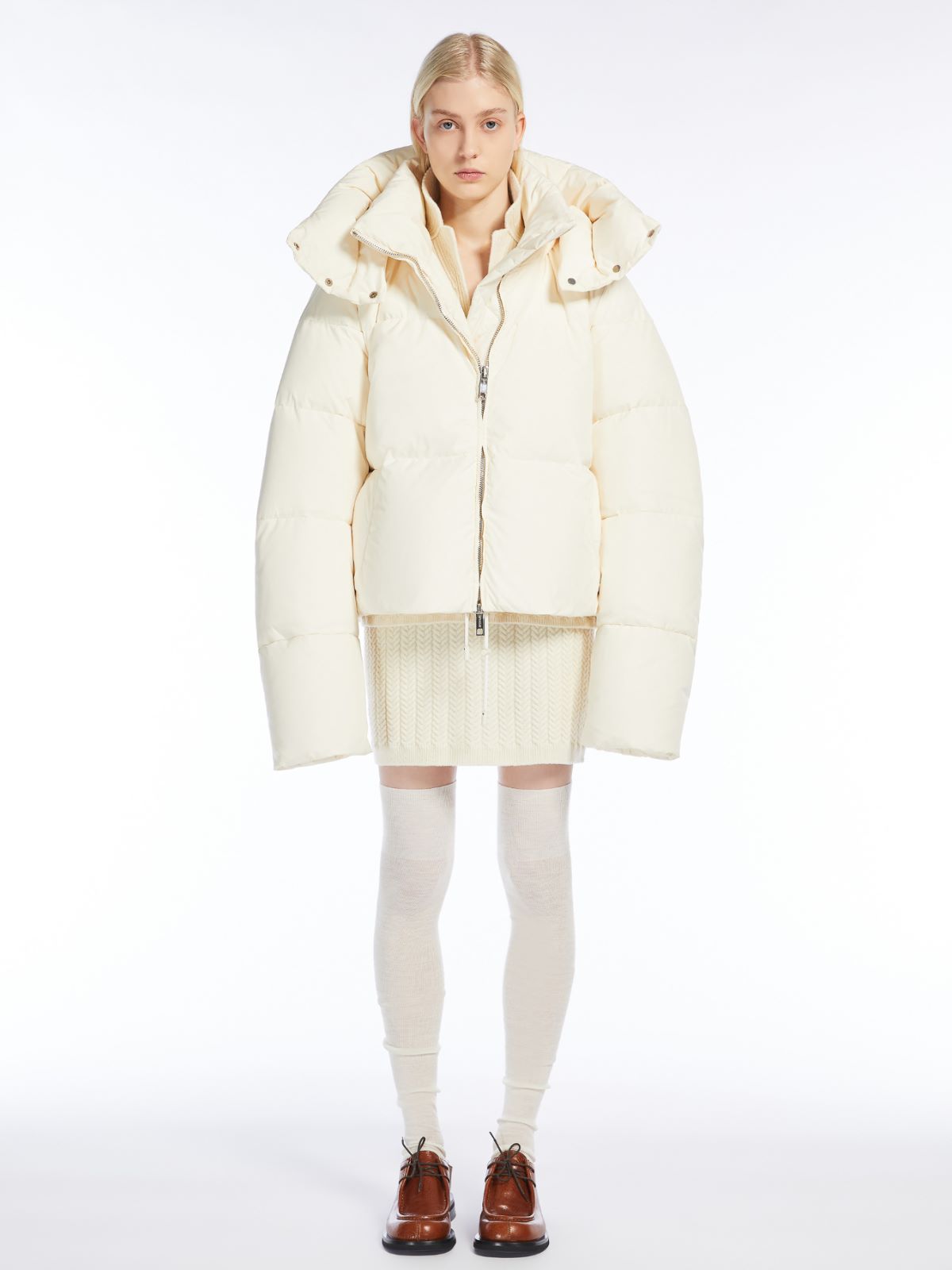 Soft knit mini skirt