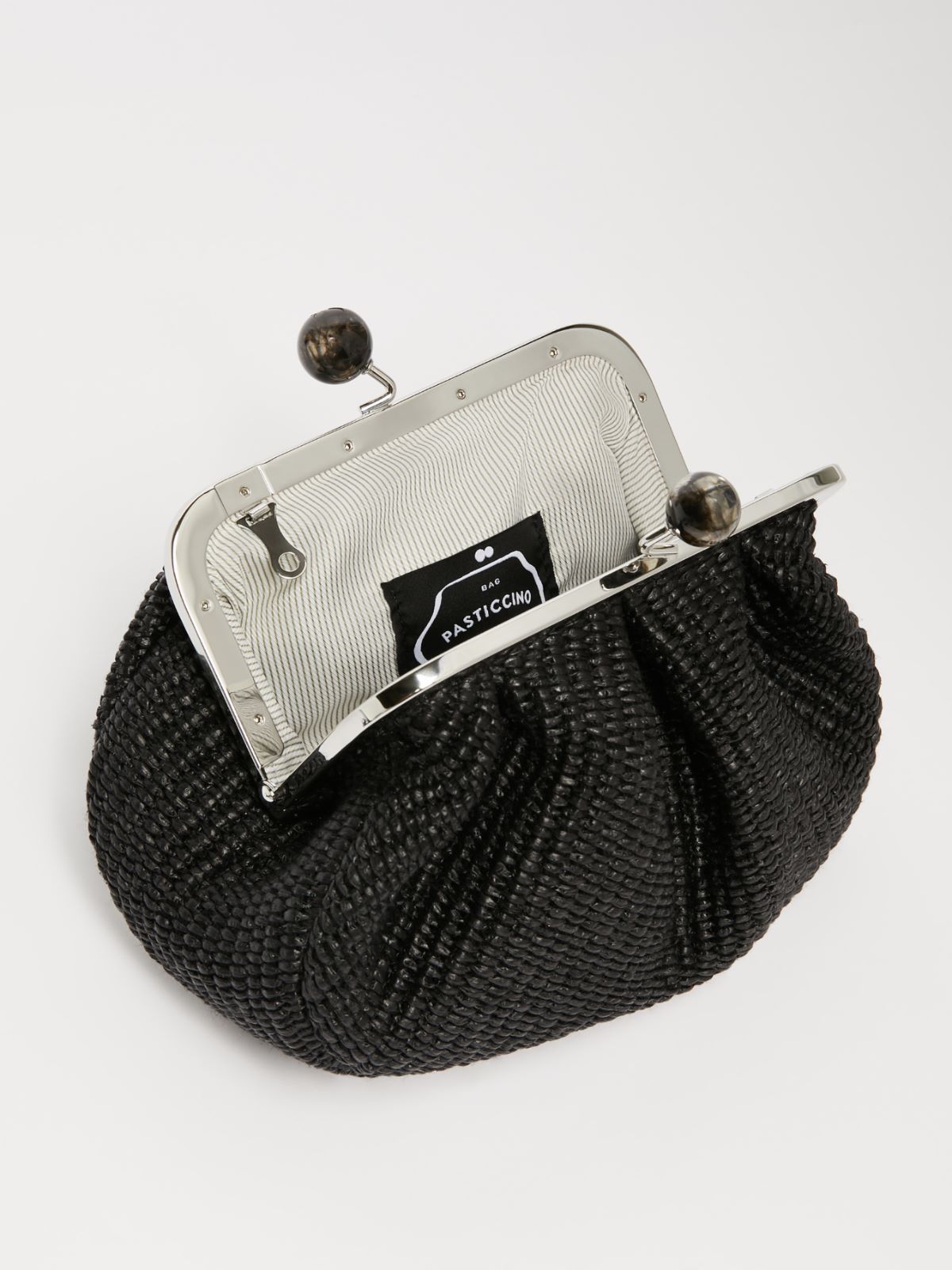 Small raffia-look Pasticcino Bag