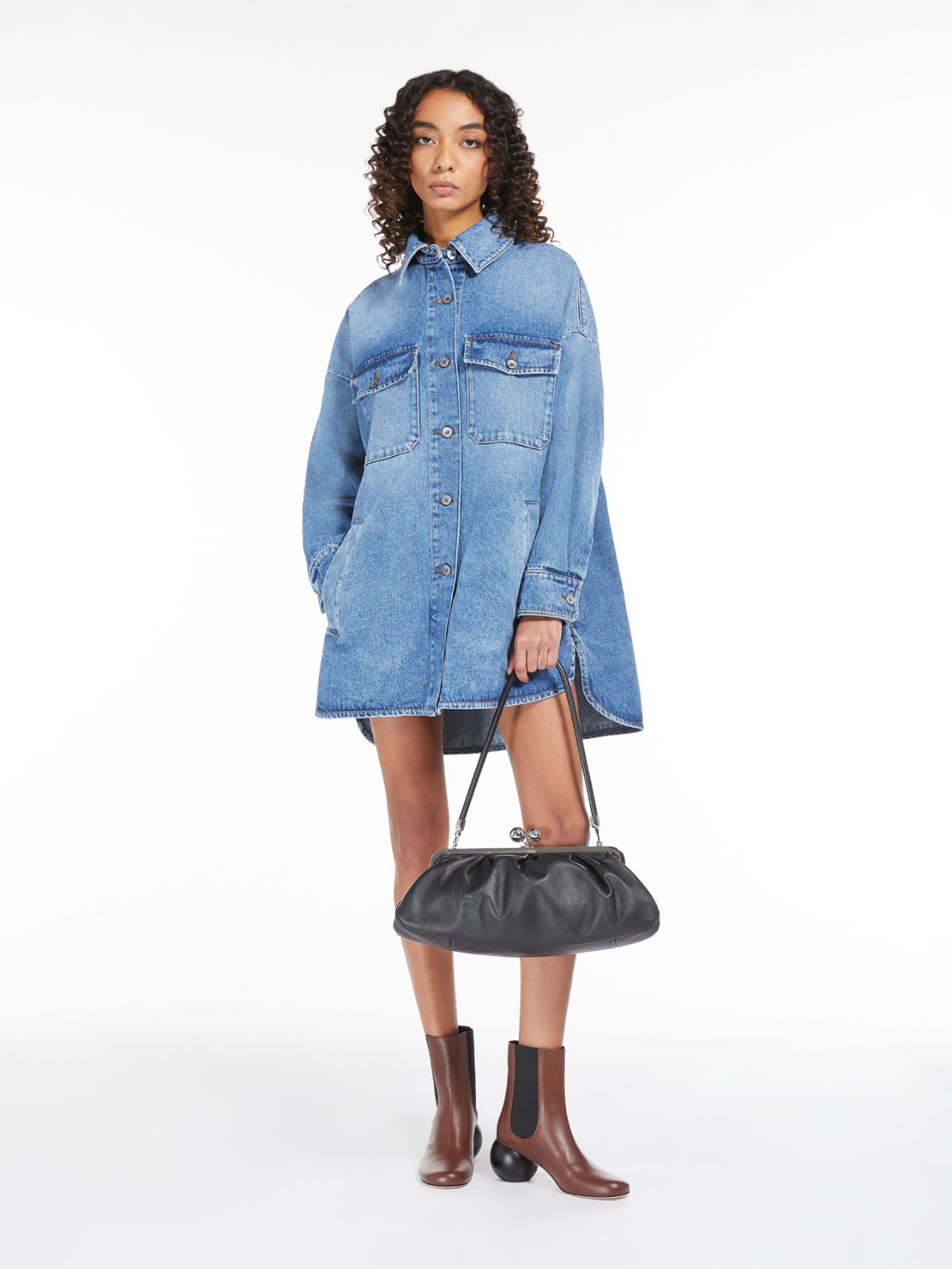 Large nappa leather Pasticcino bag