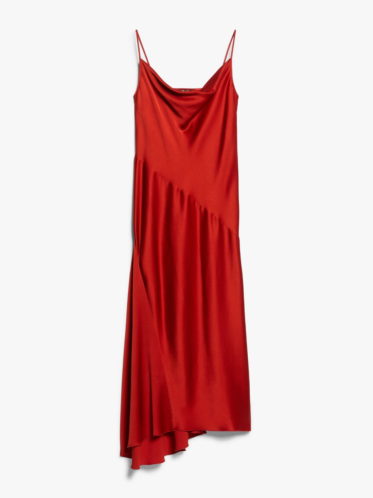 Reverse satin slip dress