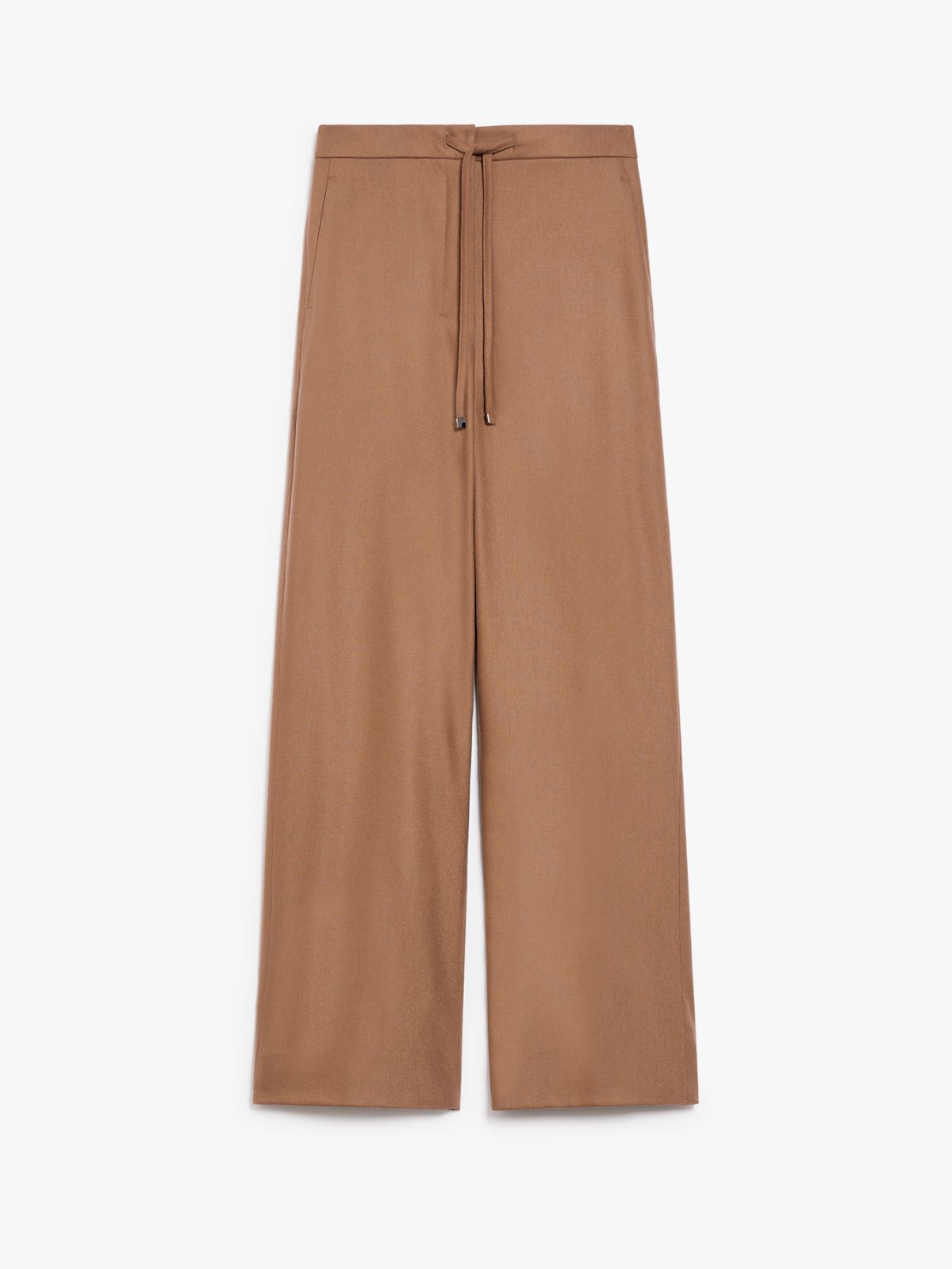 Flannel jogging trousers