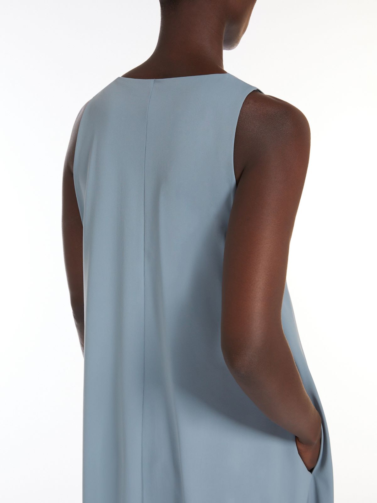 Technical jersey A-line dress