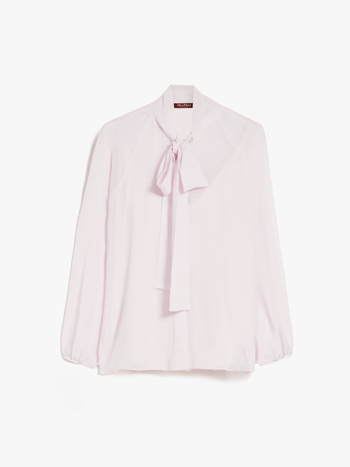 Georgette blouse with bow