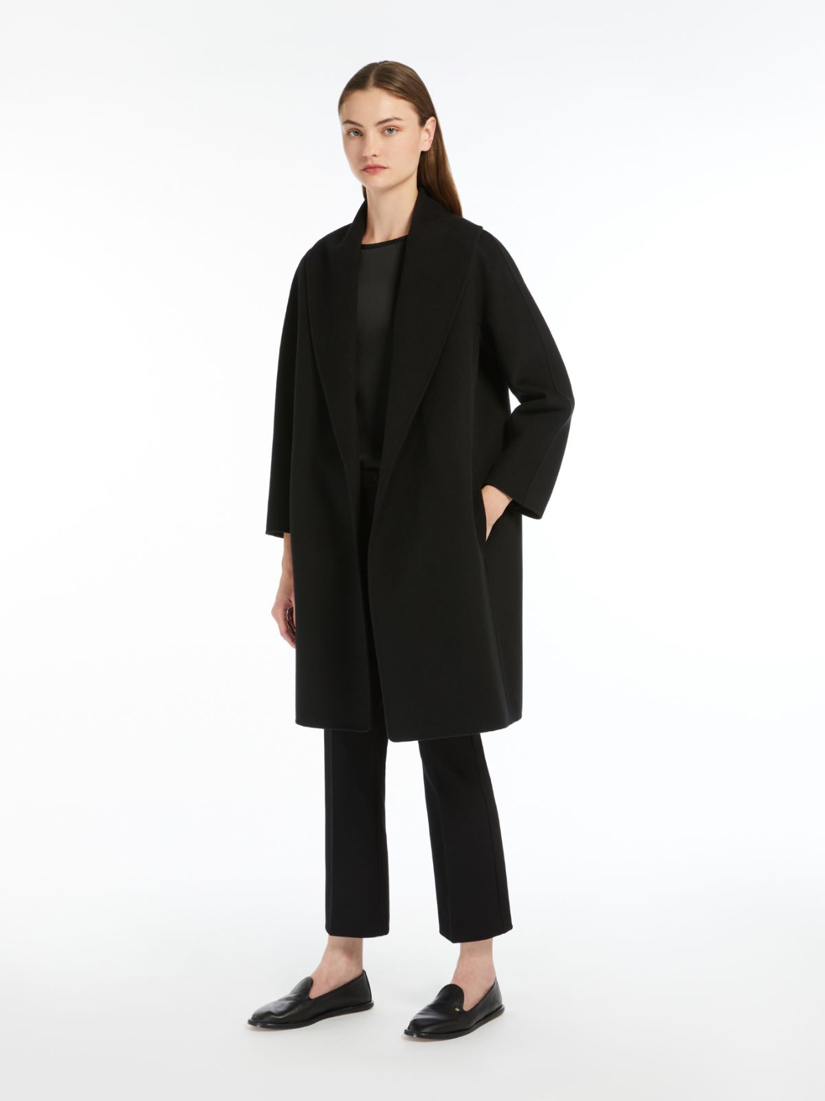 Short wool coat