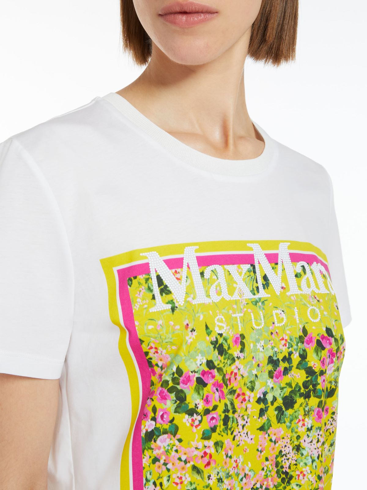 Printed cotton T-shirt