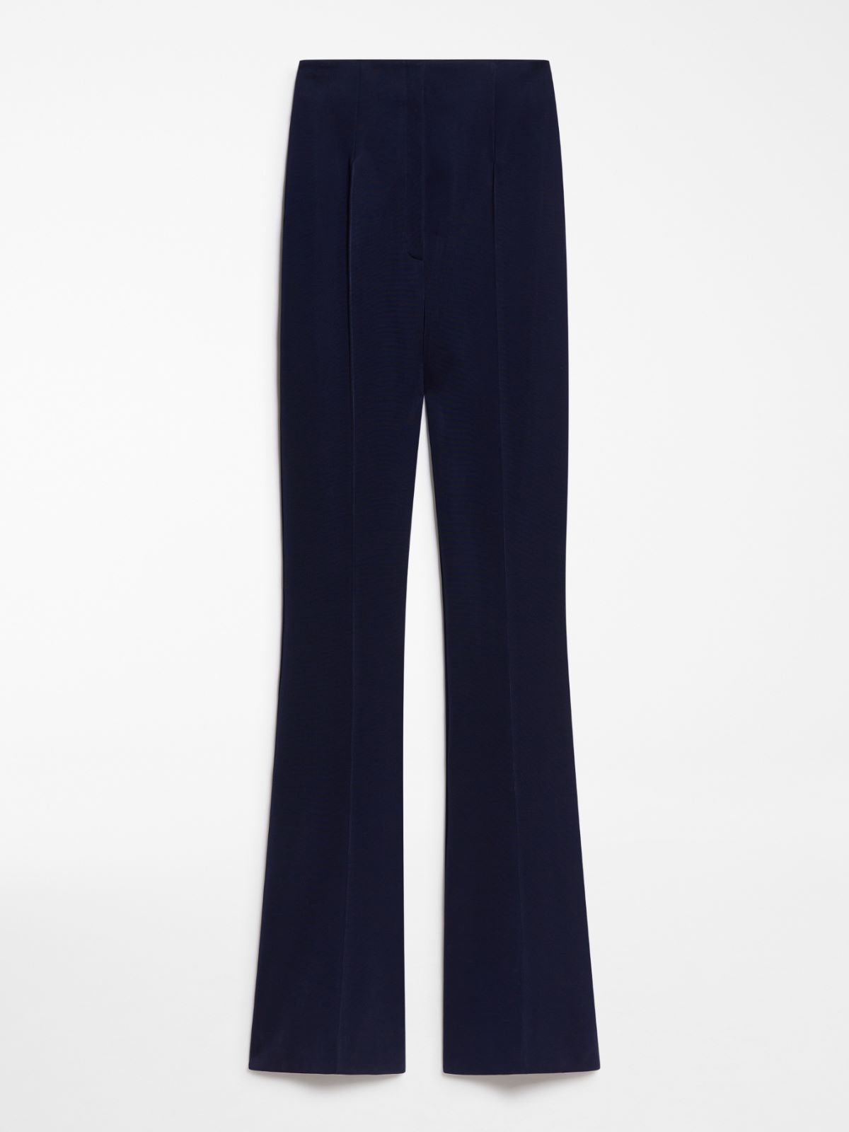 Jersey mini flare trousers