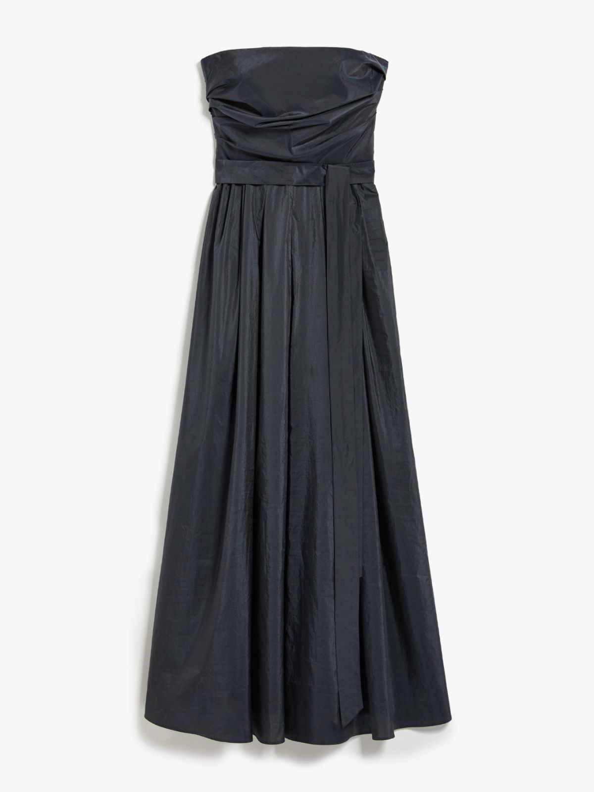 Draped bustier dress