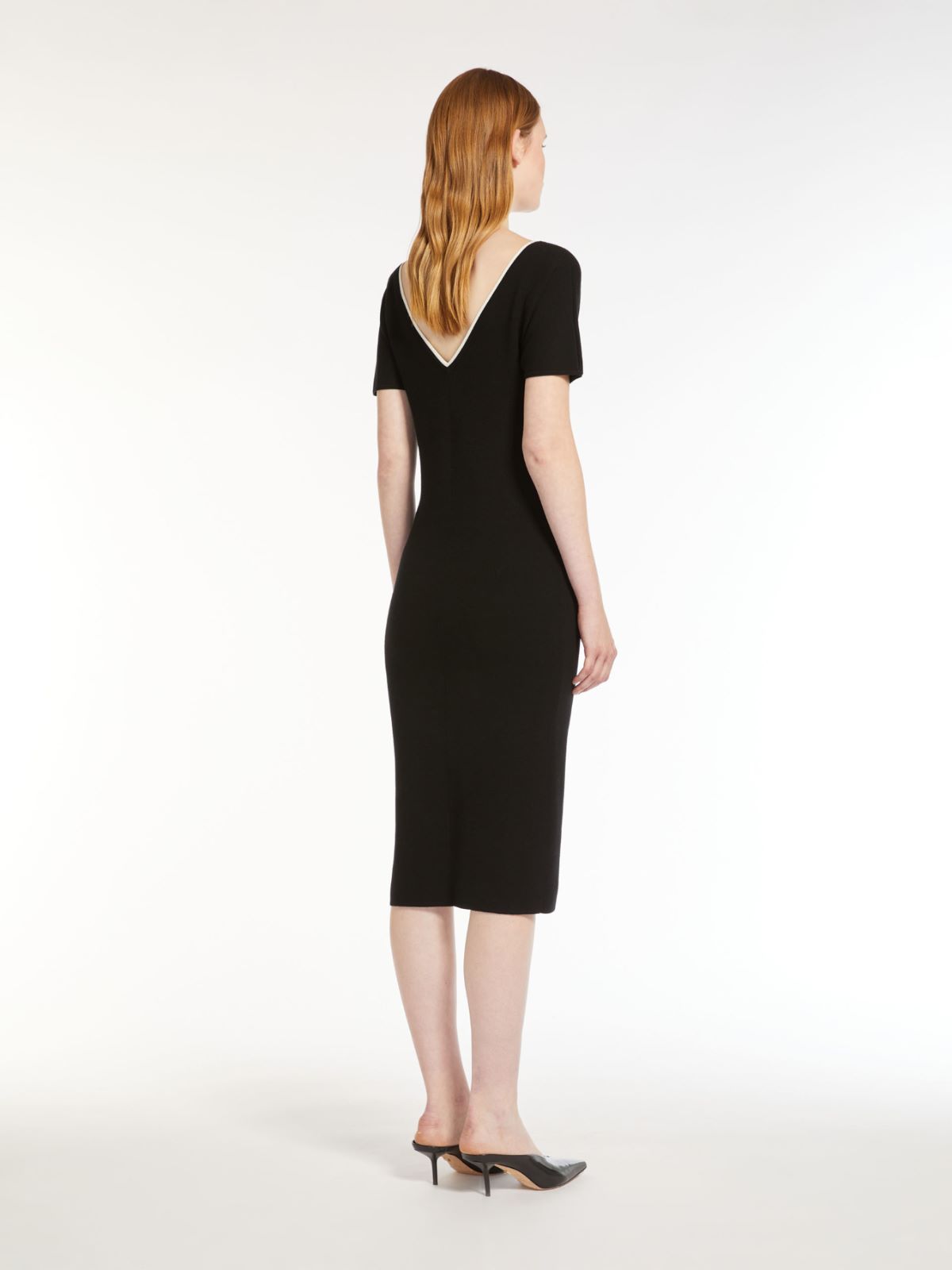 Stretch viscose dress