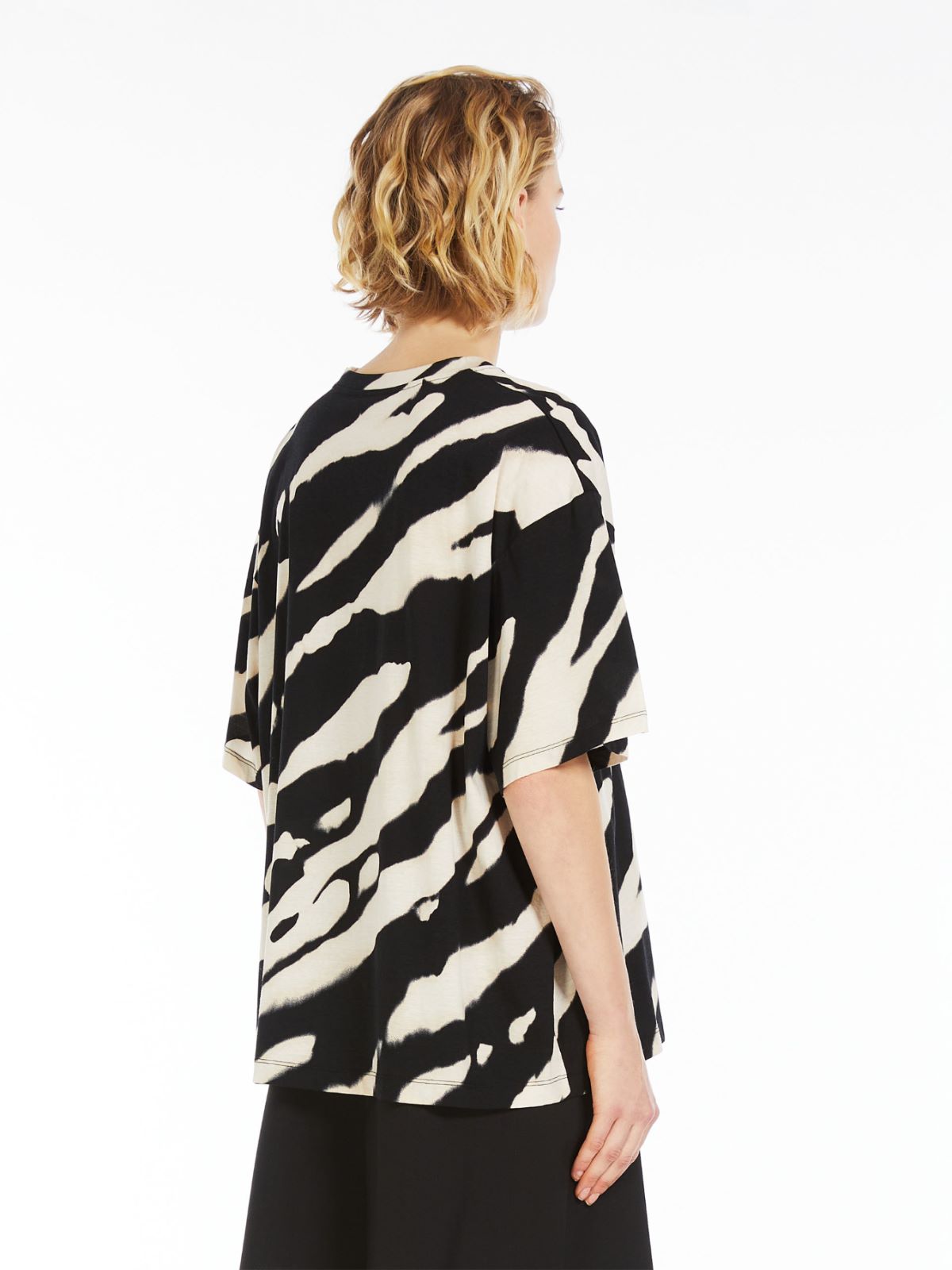 Printed cotton T-shirt