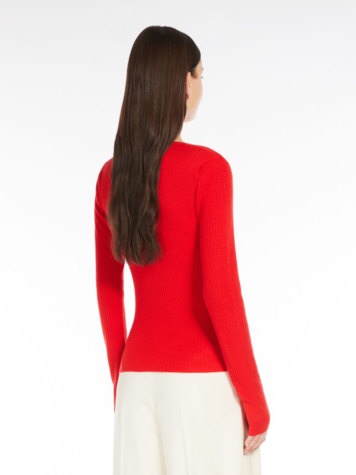 Cashmere and silk jumper