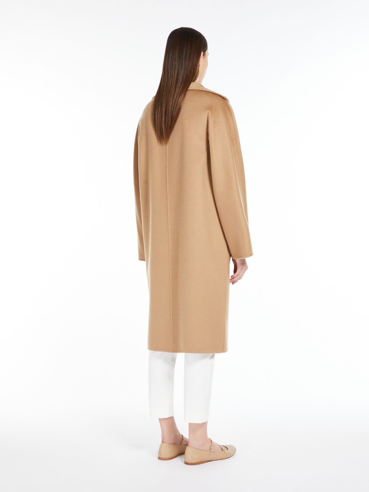 Cashmere cardigan coat