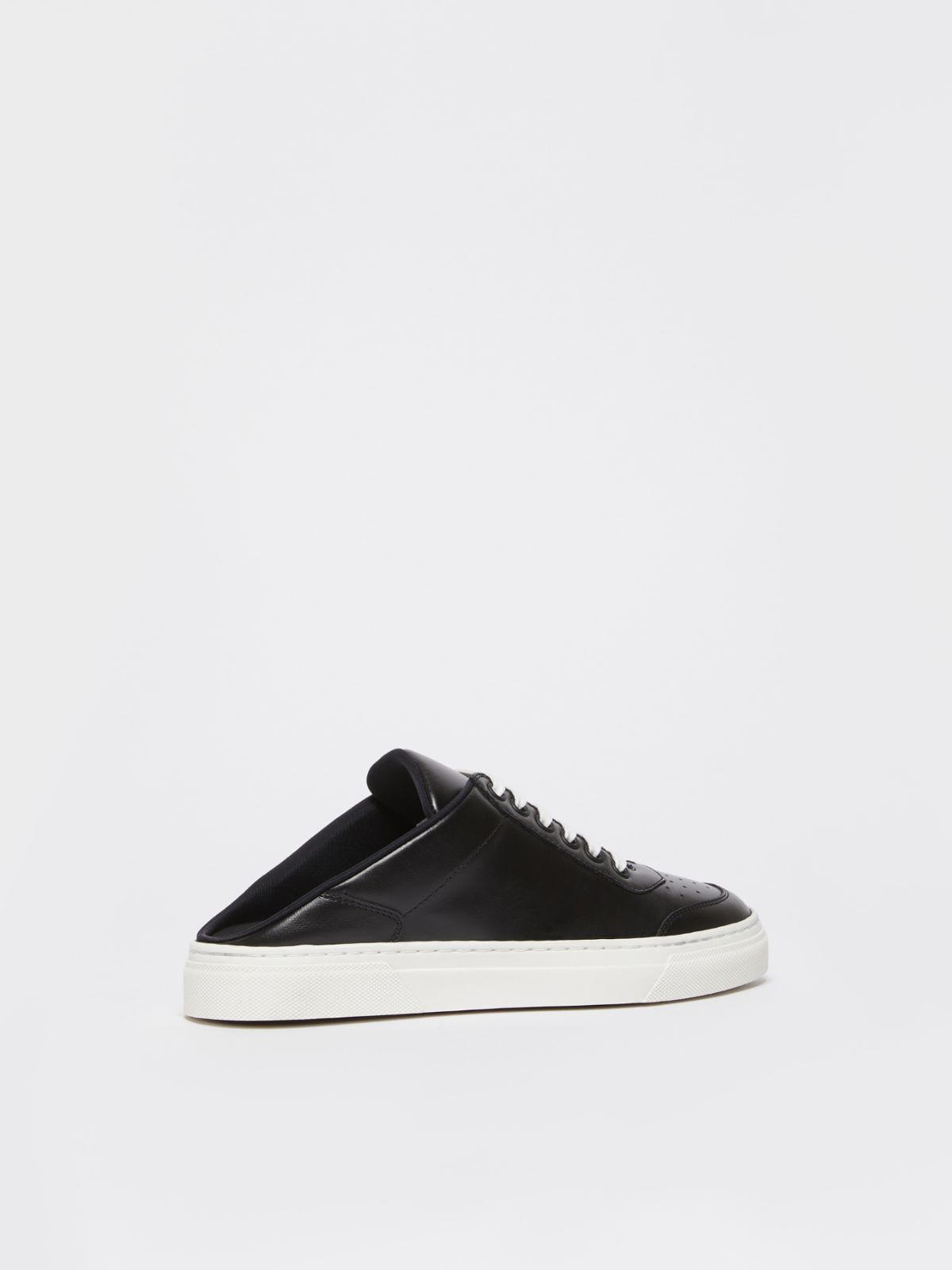 Leather mule sneakers