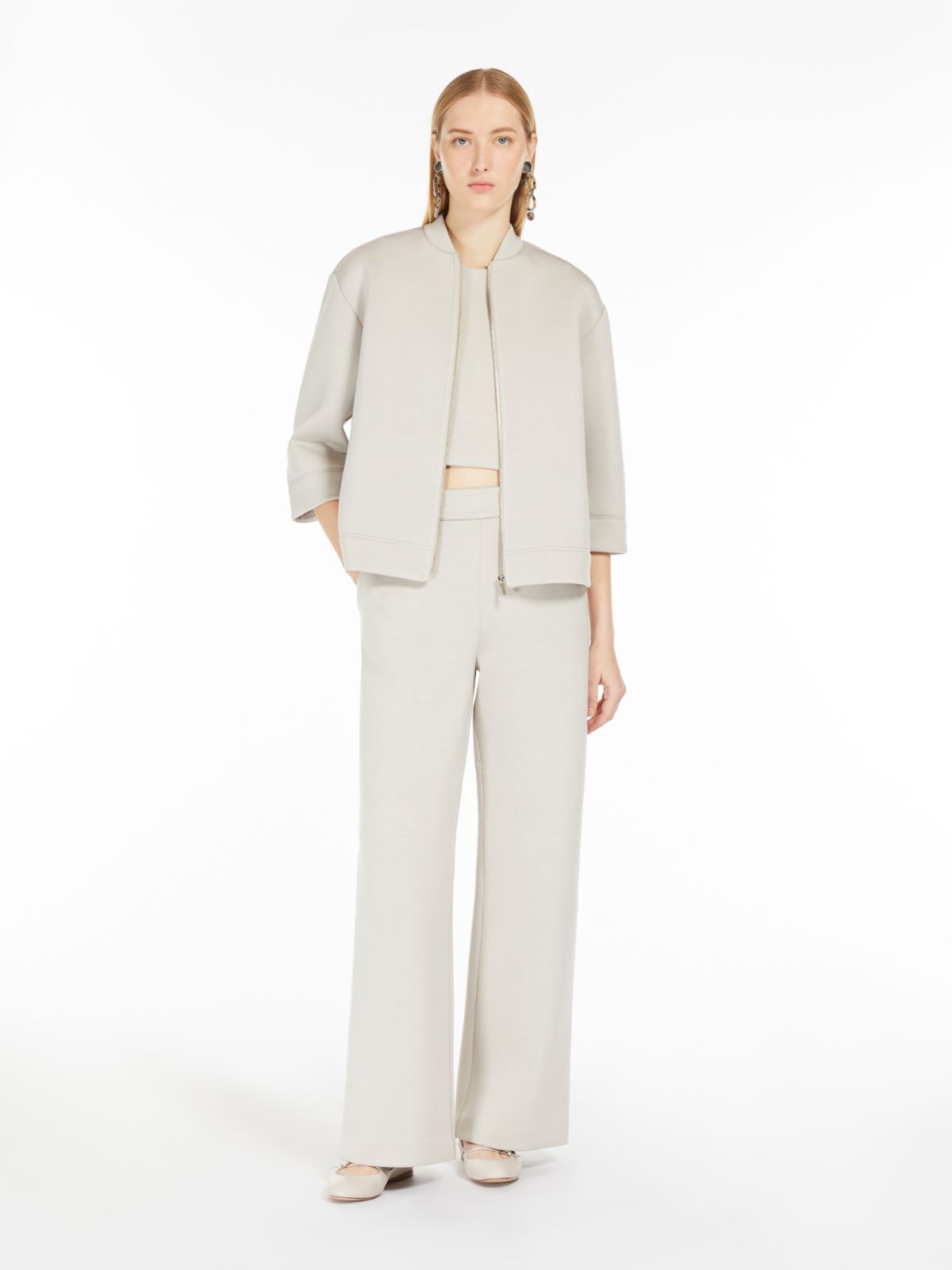 Scuba jersey trousers