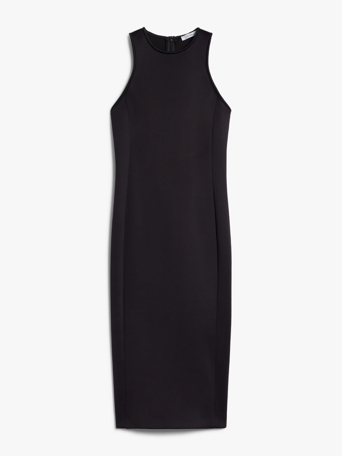 Pinstriped double jersey dress