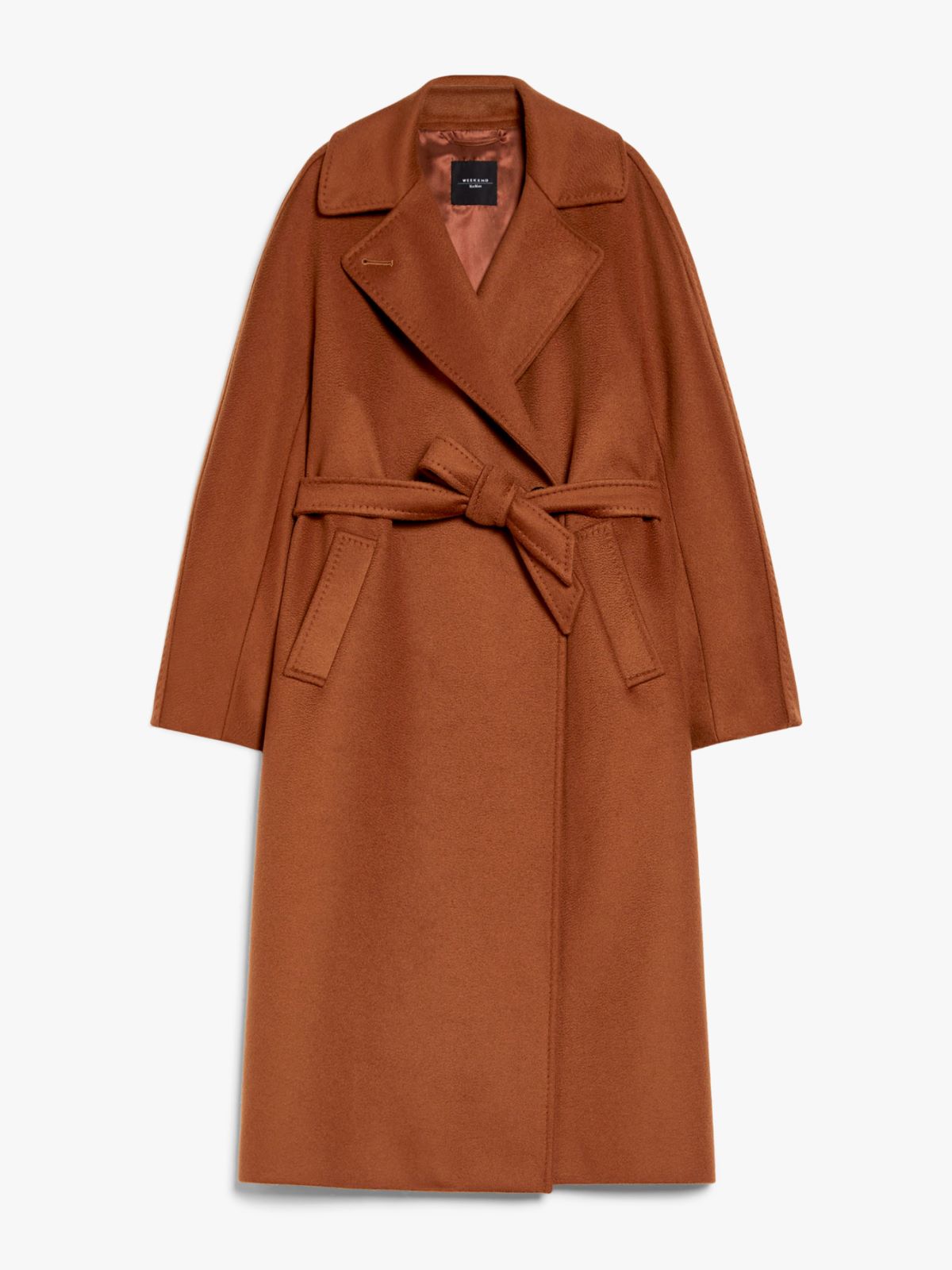 Belted wool coat