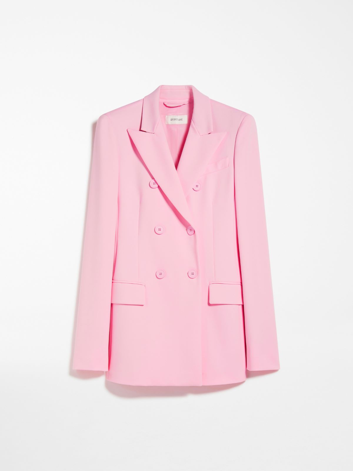 Scuba-look jersey blazer