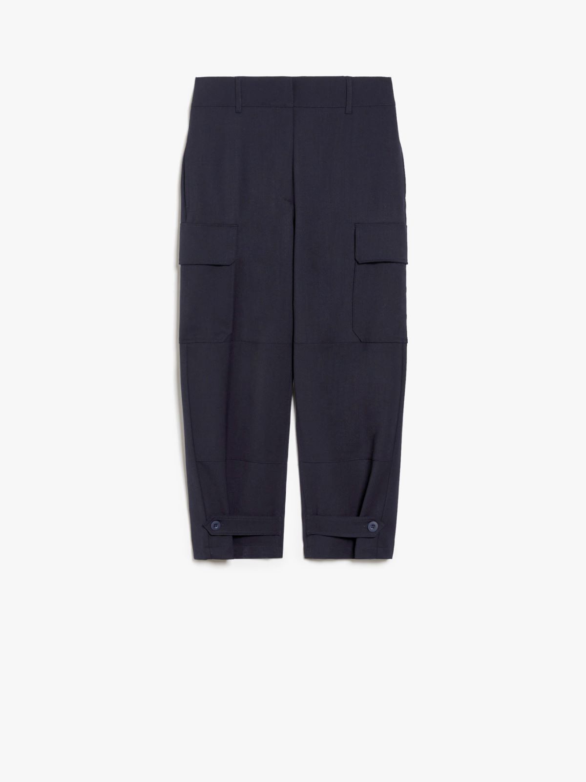 Technical wool trousers