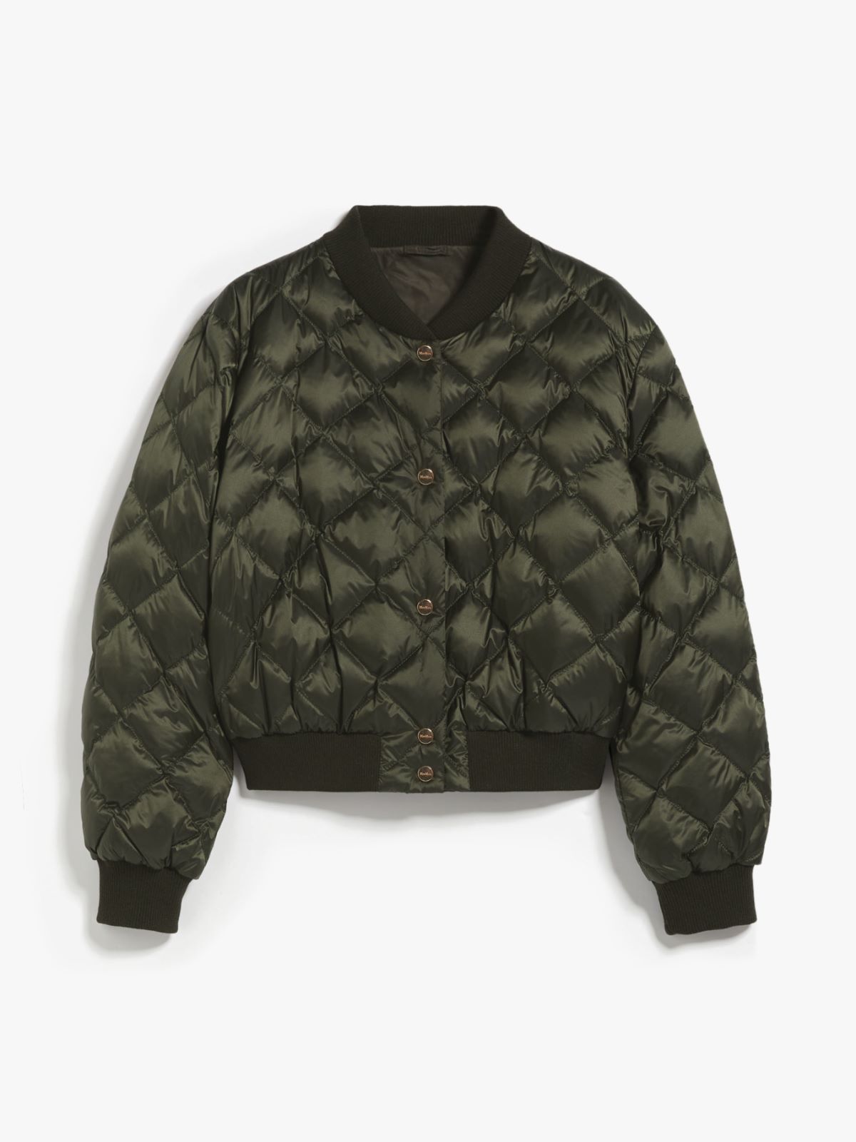 Reversible bomber jacket in water-resistant canvas