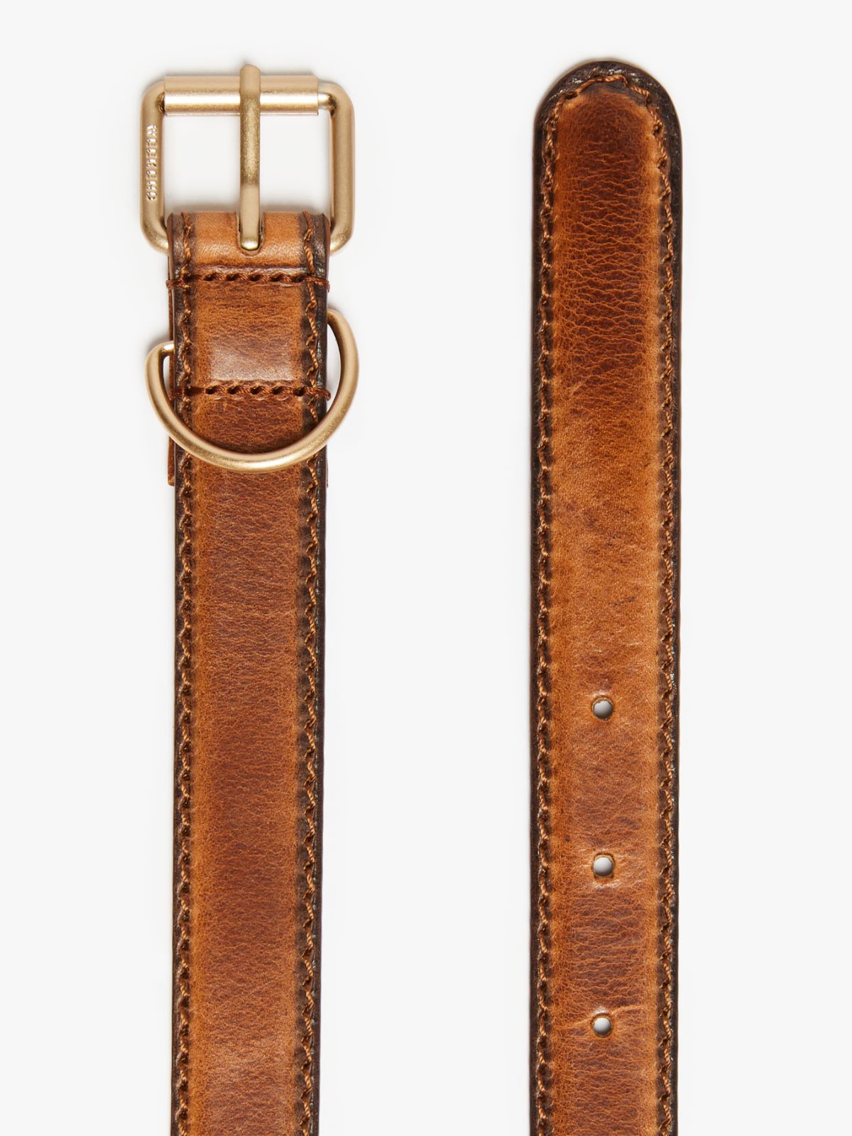 Leather belt