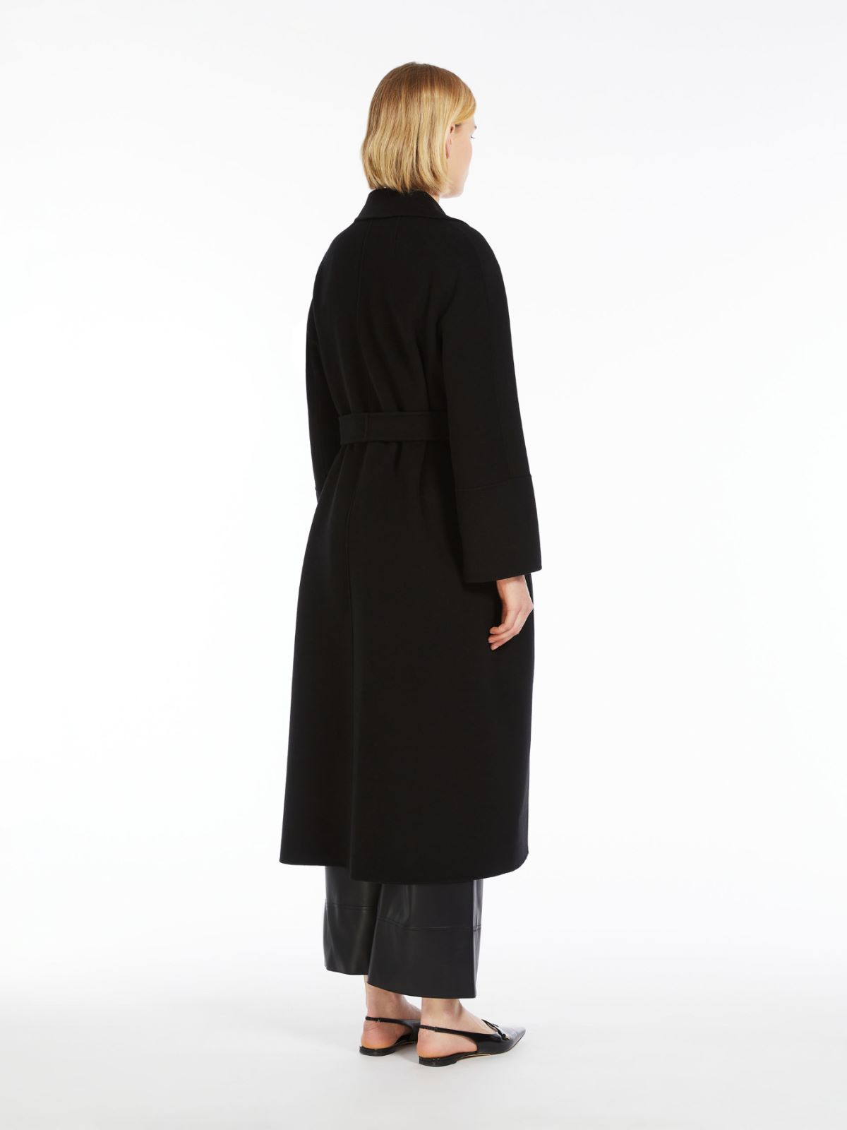 Wool robe coat