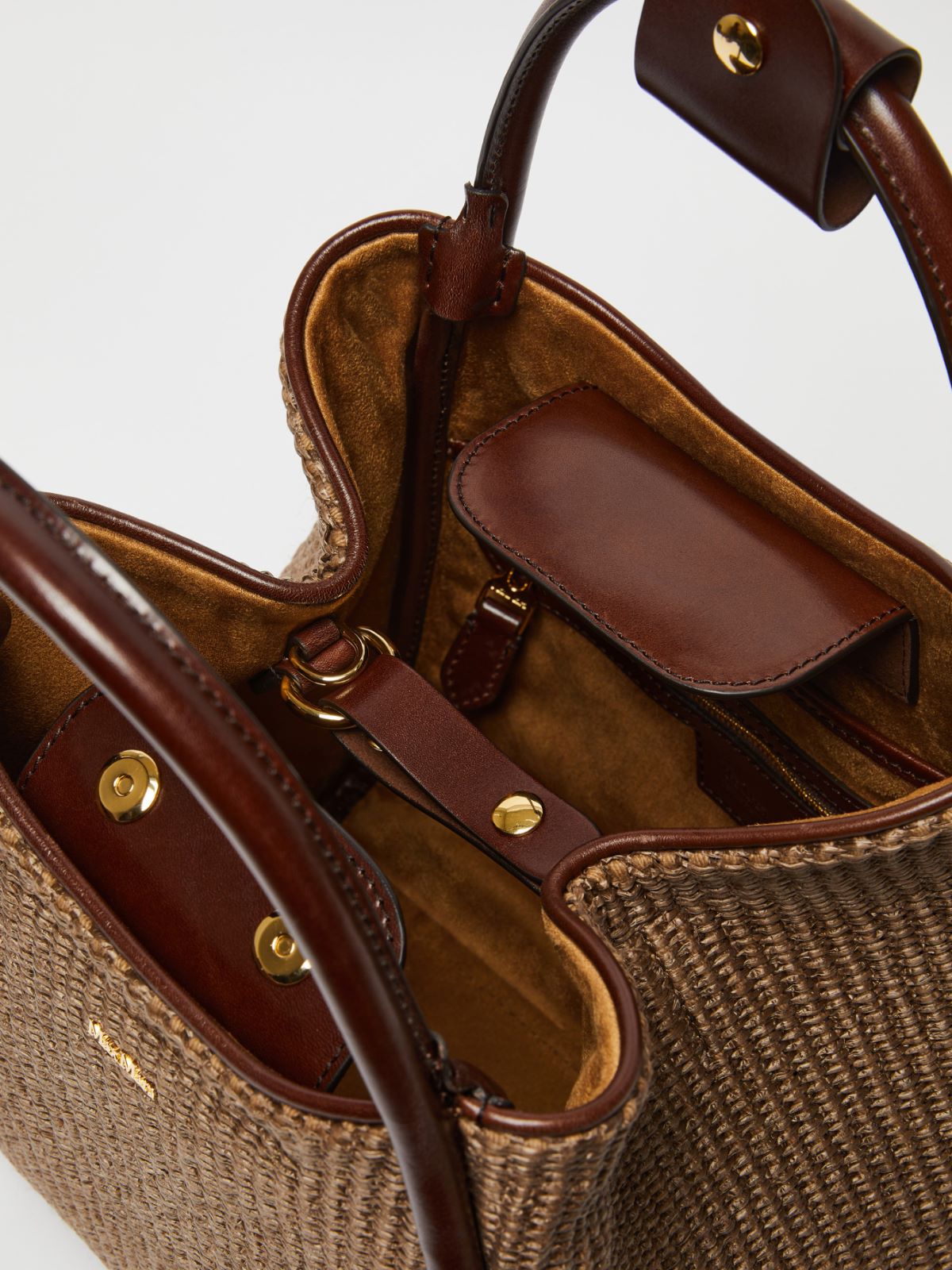 Small raffia Marine bag