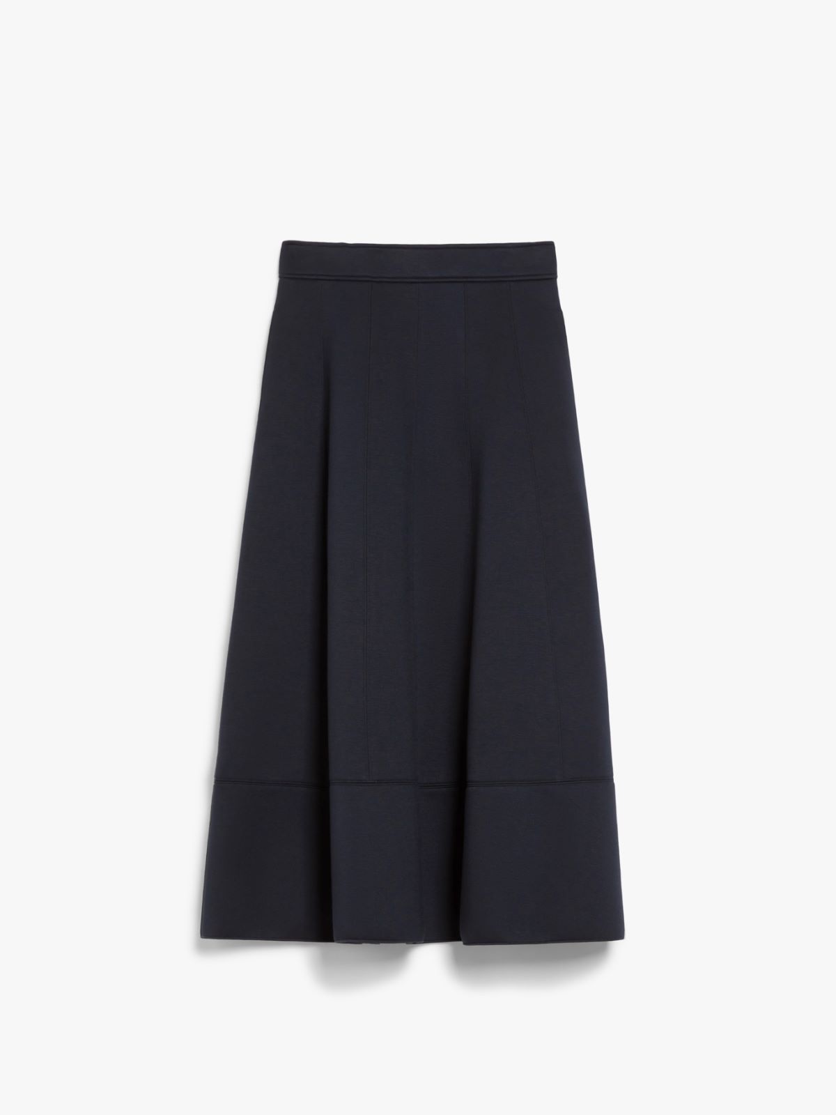 Jersey flared skirt