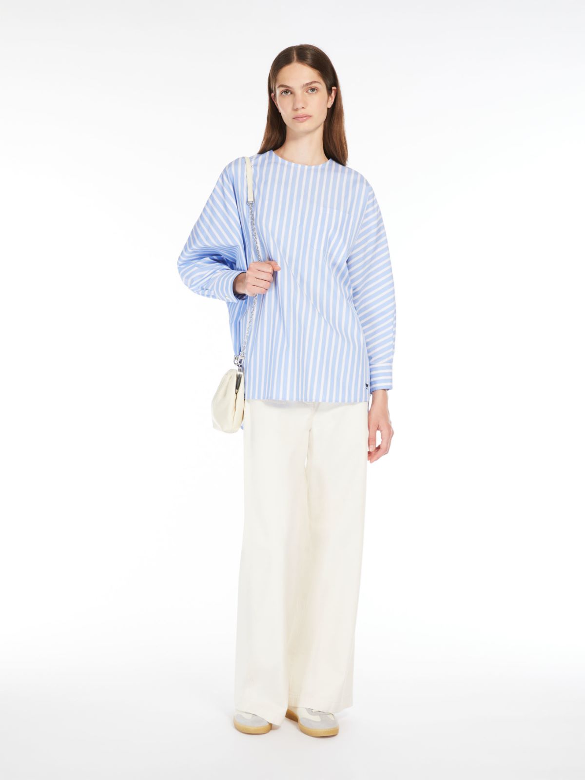 Cotton poplin blouse