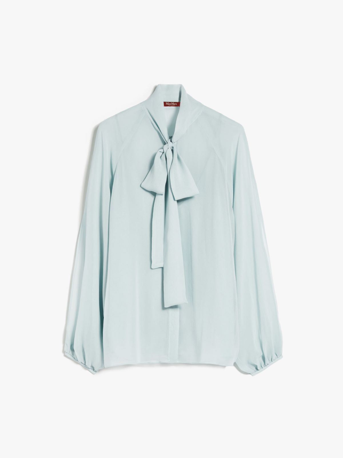 Georgette blouse with bow