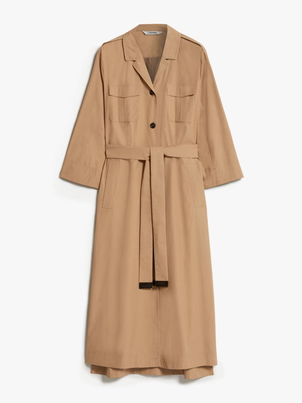 Poplin shirt dress